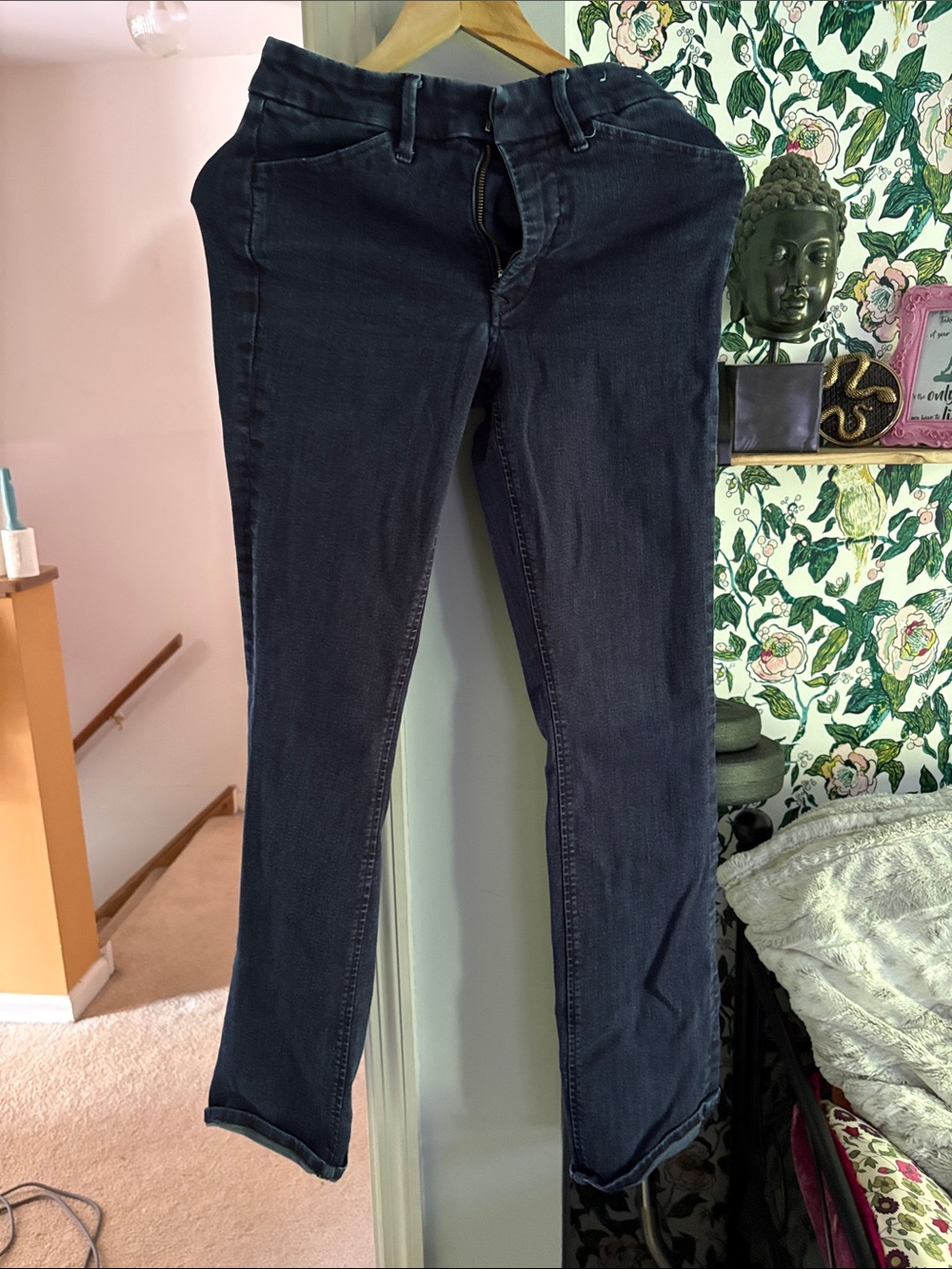 Express Barely Boot High Rise Jeans